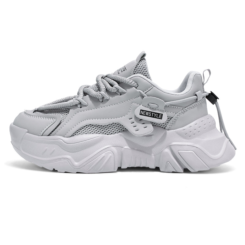 𝔾𝕣𝕠𝕦𝕟𝕕ℤ𝕖𝕣𝕠®－Flexing－shoes✥25-26✥美式秋冬新款復古3.0厚底增高運動老爹鞋N8510