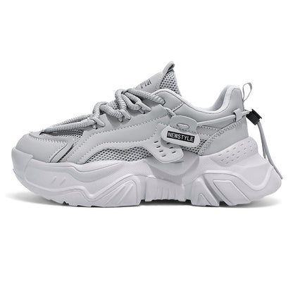 𝔾𝕣𝕠𝕦𝕟𝕕ℤ𝕖𝕣𝕠®－Flexing－shoes✥25-26✥美式秋冬新款復古3.0厚底增高運動老爹鞋N8510