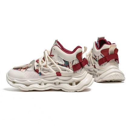 𝔾𝕣𝕠𝕦𝕟𝕕ℤ𝕖𝕣𝕠®－Flexing－shoes✥25-26✥美式秋冬新款復古2.0中筒厚底增高運動老爹鞋N8562