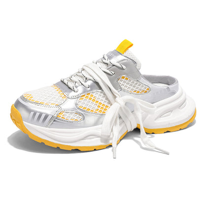 𝔾𝕣𝕠𝕦𝕟𝕕ℤ𝕖𝕣𝕠®－Flexing－shoes✥2025✥美式夏季新款透氣舒適包頭懶人拖鞋老爹鞋X5556