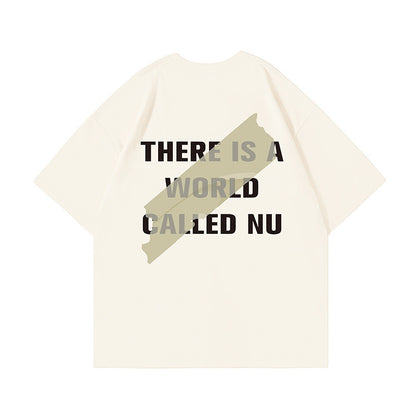 G.Z LA西岸 2024 春夏新款【✟純愛西岸✟】歐美嘻哈設計感字母寬鬆重磅T-Shirt