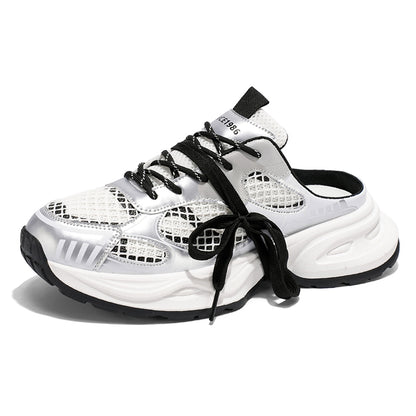 𝔾𝕣𝕠𝕦𝕟𝕕ℤ𝕖𝕣𝕠®－Flexing－shoes✥2025✥美式夏季新款透氣舒適包頭懶人拖鞋老爹鞋X5556