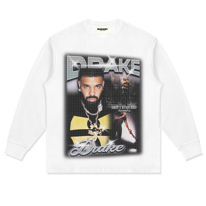 G.Z 邁阿密南岸✥𝔾𝕣𝕠𝕦𝕟𝕕ℤ𝕖𝕣𝕠®✥２０２4南裝大佬/美式嘻哈Drake寬鬆厚磅數純棉男女中性T-Shirt上衣