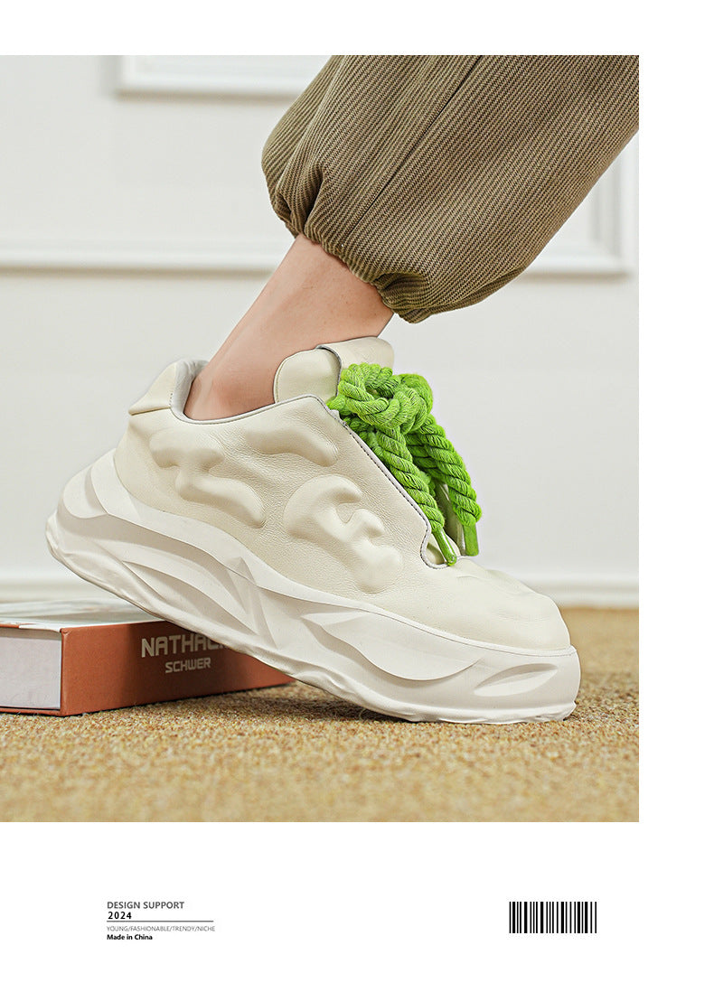 GZ Flexing shoes 2024 歐美街頭百搭時尚粗繩流行老爹鞋