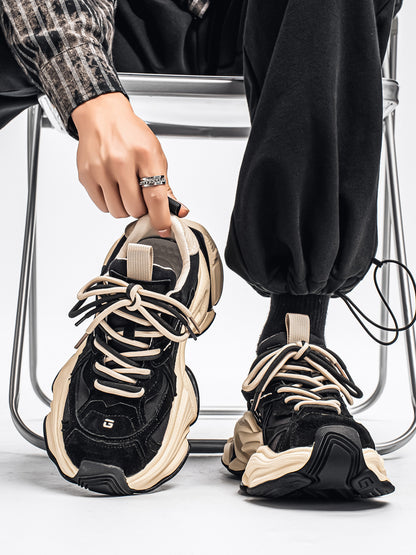 𝔾𝕣𝕠𝕦𝕟𝕕ℤ𝕖𝕣𝕠®－Flexing－shoes✥25-26✥美式新款麂皮冬季增高加厚休閒老爹鞋C5589