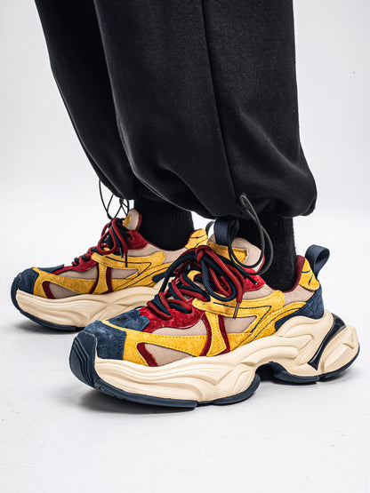 𝔾𝕣𝕠𝕦𝕟𝕕ℤ𝕖𝕣𝕠®－Flexing－shoes✥25-26✥美式新款麂皮冬季增高加厚休閒老爹鞋C5589