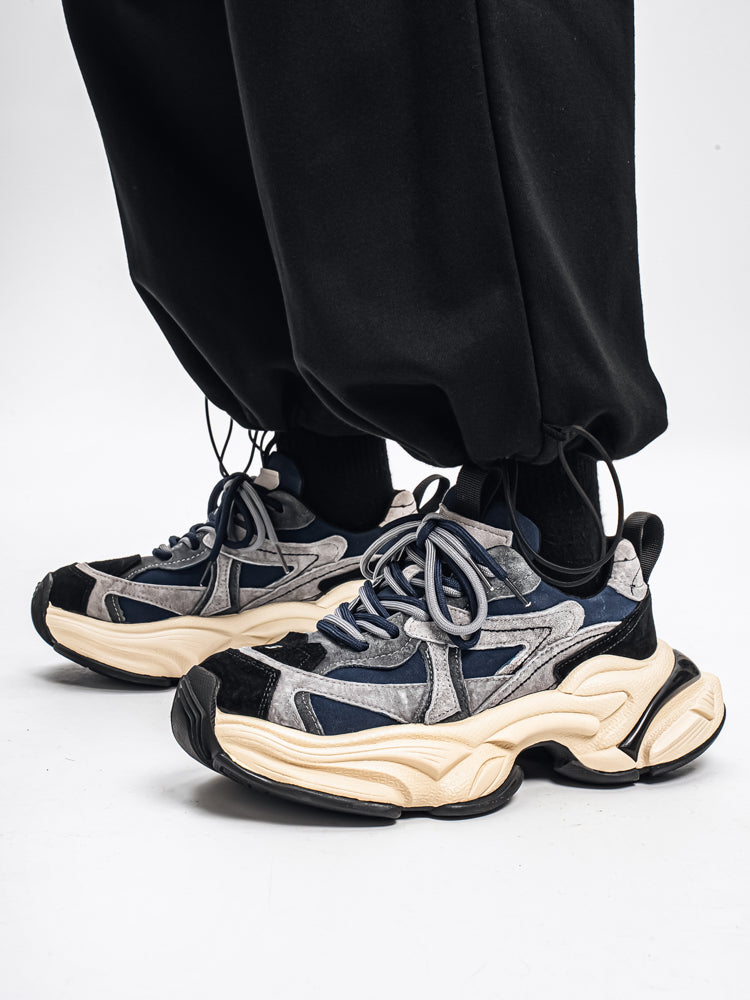 𝔾𝕣𝕠𝕦𝕟𝕕ℤ𝕖𝕣𝕠®－Flexing－shoes✥25-26✥美式新款麂皮冬季增高加厚休閒老爹鞋C5589