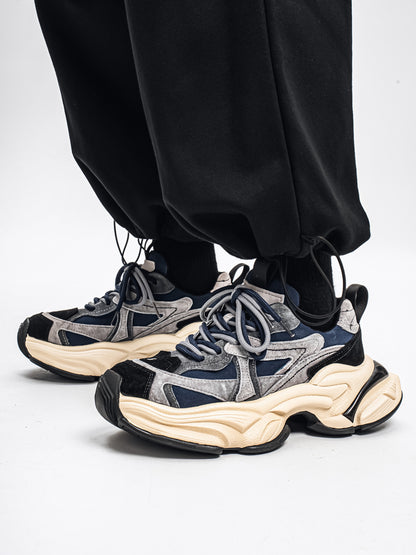 𝔾𝕣𝕠𝕦𝕟𝕕ℤ𝕖𝕣𝕠®－Flexing－shoes✥25-26✥美式新款麂皮冬季增高加厚休閒老爹鞋C5589