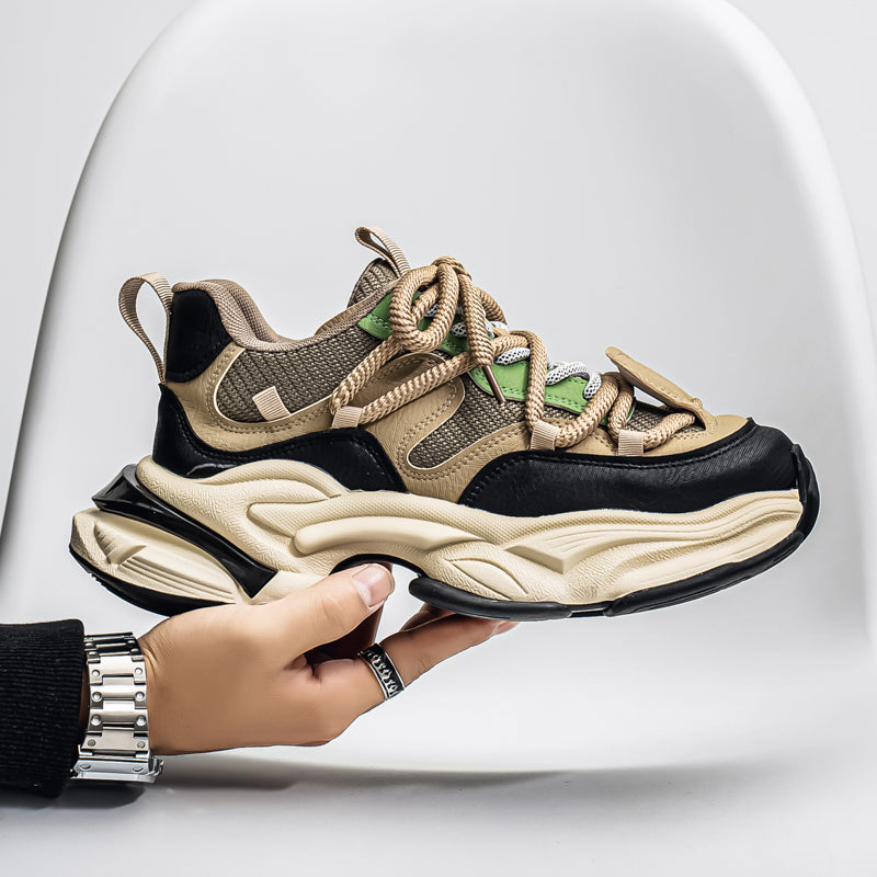 𝔾𝕣𝕠𝕦𝕟𝕕ℤ𝕖𝕣𝕠®－Flexing－shoes✥25-26✥美式新款潮流增高加厚休閒老爹鞋C5587