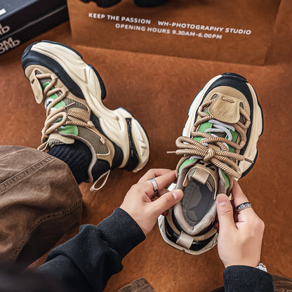 𝔾𝕣𝕠𝕦𝕟𝕕ℤ𝕖𝕣𝕠®－Flexing－shoes✥25-26✥美式新款潮流增高加厚休閒老爹鞋C5587