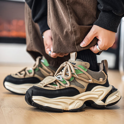 𝔾𝕣𝕠𝕦𝕟𝕕ℤ𝕖𝕣𝕠®－Flexing－shoes✥25-26✥美式新款潮流增高加厚休閒老爹鞋C5587