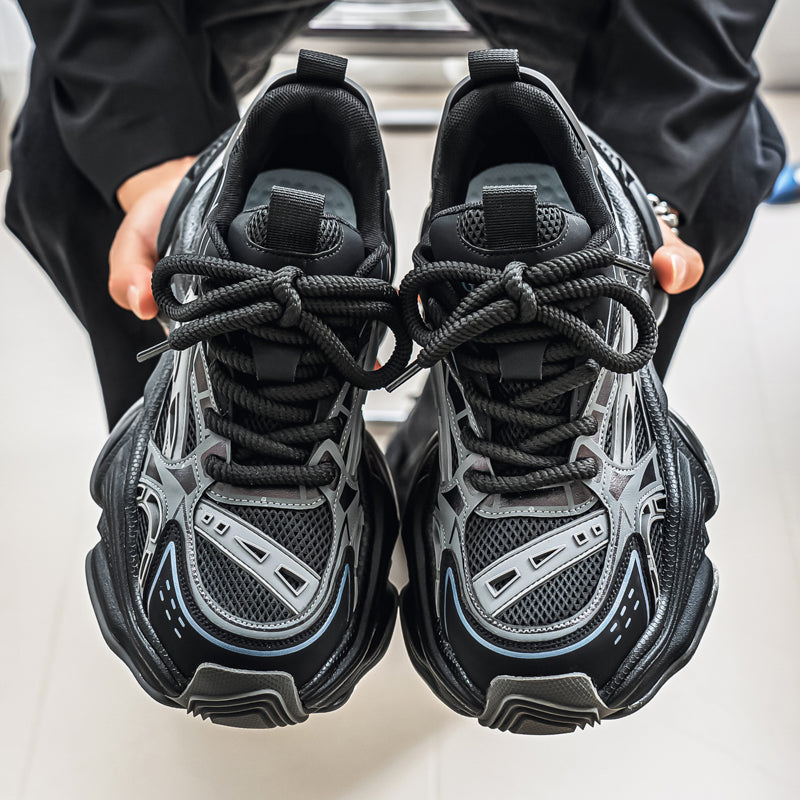 𝔾𝕣𝕠𝕦𝕟𝕕ℤ𝕖𝕣𝕠®－Flexing－shoes✥25-26✥美式新款復古增高潮加厚休閒老爹鞋C5585