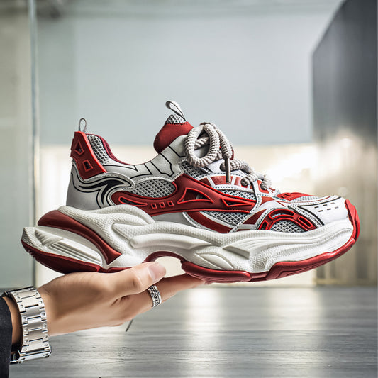 𝔾𝕣𝕠𝕦𝕟𝕕ℤ𝕖𝕣𝕠®－Flexing－shoes✥25-26✥美式新款復古增高潮加厚休閒老爹鞋C5585