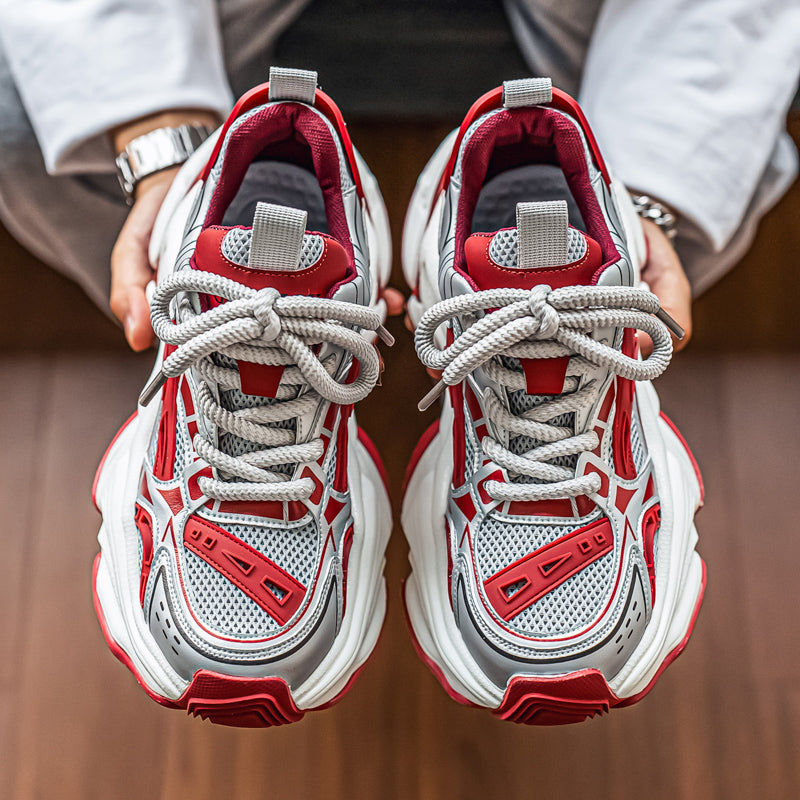 𝔾𝕣𝕠𝕦𝕟𝕕ℤ𝕖𝕣𝕠®－Flexing－shoes✥25-26✥美式新款復古增高潮加厚休閒老爹鞋C5585