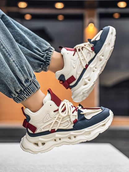 𝔾𝕣𝕠𝕦𝕟𝕕ℤ𝕖𝕣𝕠®－Flexing－shoes✥25-26✥美式秋冬新款復古2.0中筒厚底增高運動老爹鞋N8562