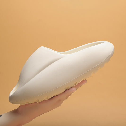 𝔾𝕣𝕠𝕦𝕟𝕕ℤ𝕖𝕣𝕠®－Flexing－shoes✥2025✥美式休閒增高6cm加厚室內外防滑雲朵麻糬拖鞋