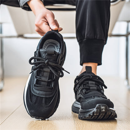 𝔾𝕣𝕠𝕦𝕟𝕕ℤ𝕖𝕣𝕠®－Flexing－shoes✥2025✥美式新款混搭麂皮增高男女中性休閒老爹鞋M613