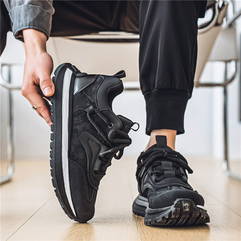 𝔾𝕣𝕠𝕦𝕟𝕕ℤ𝕖𝕣𝕠®－Flexing－shoes✥2025✥美式新款混搭麂皮增高男女中性休閒老爹鞋M613