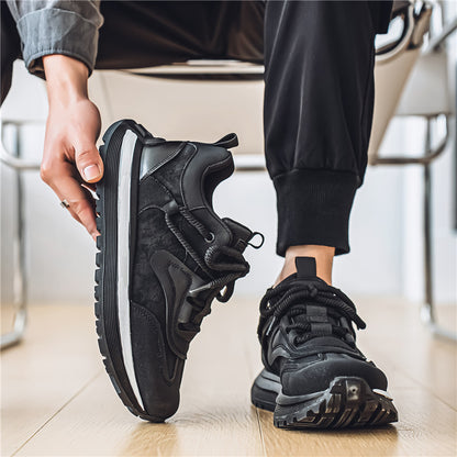 𝔾𝕣𝕠𝕦𝕟𝕕ℤ𝕖𝕣𝕠®－Flexing－shoes✥2025✥美式新款混搭麂皮增高男女中性休閒老爹鞋M613