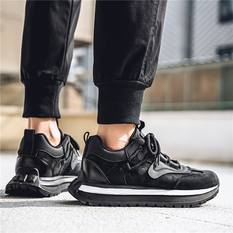 𝔾𝕣𝕠𝕦𝕟𝕕ℤ𝕖𝕣𝕠®－Flexing－shoes✥2025✥美式新款混搭麂皮增高男女中性休閒老爹鞋M613