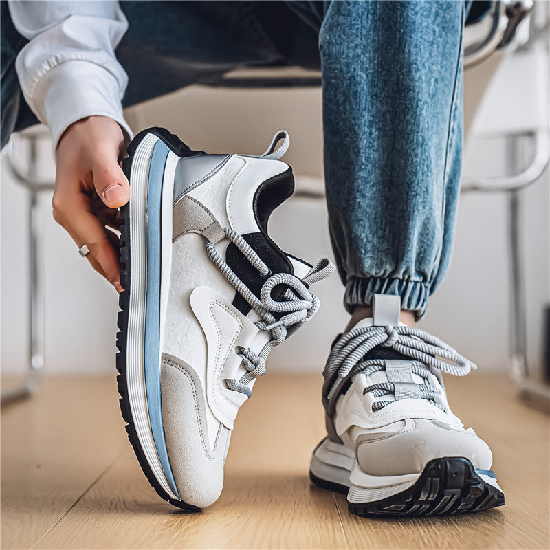 𝔾𝕣𝕠𝕦𝕟𝕕ℤ𝕖𝕣𝕠®－Flexing－shoes✥2025✥美式新款混搭麂皮增高男女中性休閒老爹鞋M613