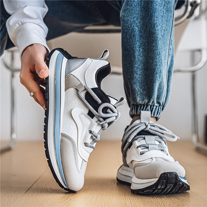 𝔾𝕣𝕠𝕦𝕟𝕕ℤ𝕖𝕣𝕠®－Flexing－shoes✥2025✥美式新款混搭麂皮增高男女中性休閒老爹鞋M613