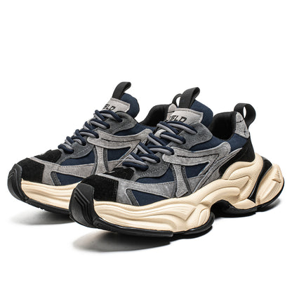 𝔾𝕣𝕠𝕦𝕟𝕕ℤ𝕖𝕣𝕠®－Flexing－shoes✥25-26✥美式新款麂皮冬季增高加厚休閒老爹鞋C5589