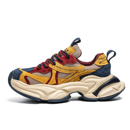 𝔾𝕣𝕠𝕦𝕟𝕕ℤ𝕖𝕣𝕠®－Flexing－shoes✥25-26✥美式新款麂皮冬季增高加厚休閒老爹鞋C5589