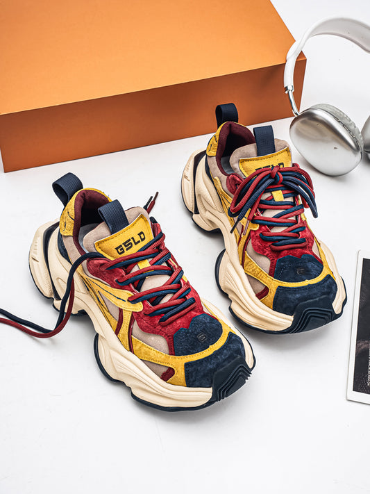 𝔾𝕣𝕠𝕦𝕟𝕕ℤ𝕖𝕣𝕠®－Flexing－shoes✥25-26✥美式新款麂皮冬季增高加厚休閒老爹鞋C5589