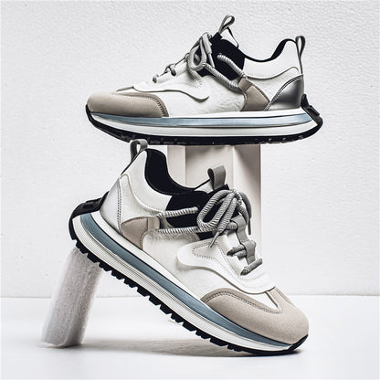 𝔾𝕣𝕠𝕦𝕟𝕕ℤ𝕖𝕣𝕠®－Flexing－shoes✥2025✥美式新款混搭麂皮增高男女中性休閒老爹鞋M613