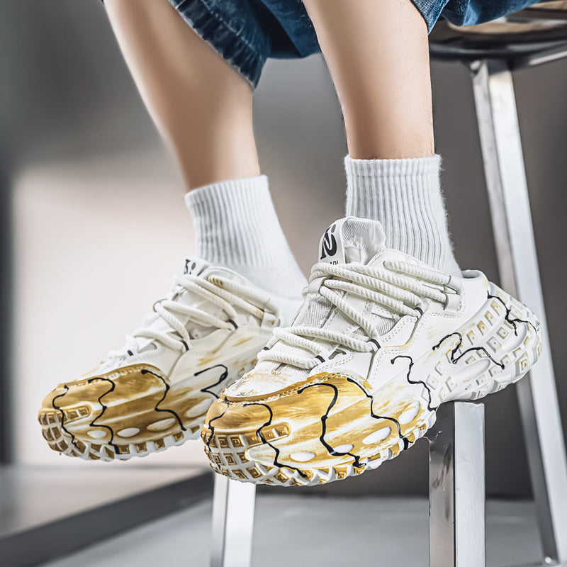 𝔾𝕣𝕠𝕦𝕟𝕕ℤ𝕖𝕣𝕠®－Flexing－shoes✥(現貨特價)✥美式新款炫彩水波紋輪胎底包頭懶人拖鞋C178