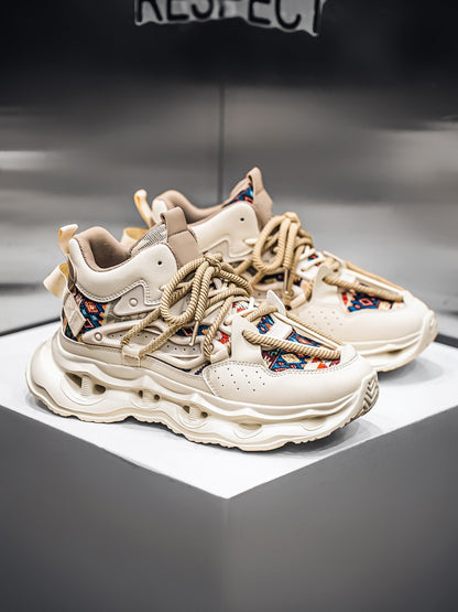 𝔾𝕣𝕠𝕦𝕟𝕕ℤ𝕖𝕣𝕠®－Flexing－shoes✥25-26✥美式秋冬新款復古2.0中筒厚底增高運動老爹鞋N8562