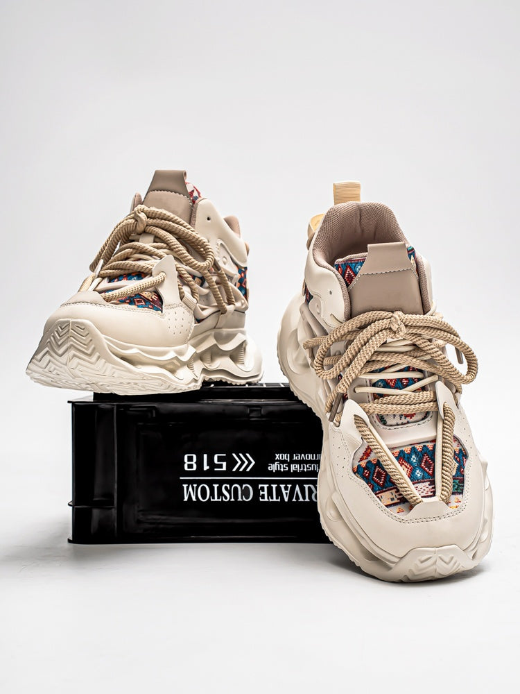 𝔾𝕣𝕠𝕦𝕟𝕕ℤ𝕖𝕣𝕠®－Flexing－shoes✥25-26✥美式秋冬新款復古2.0中筒厚底增高運動老爹鞋N8562