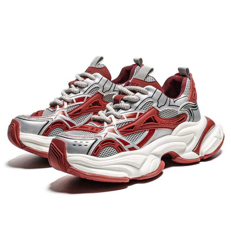 𝔾𝕣𝕠𝕦𝕟𝕕ℤ𝕖𝕣𝕠®－Flexing－shoes✥25-26✥美式新款復古增高潮加厚休閒老爹鞋C5585