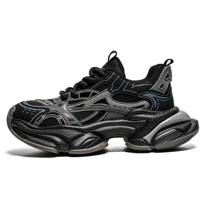 𝔾𝕣𝕠𝕦𝕟𝕕ℤ𝕖𝕣𝕠®－Flexing－shoes✥25-26✥美式新款復古增高潮加厚休閒老爹鞋C5585