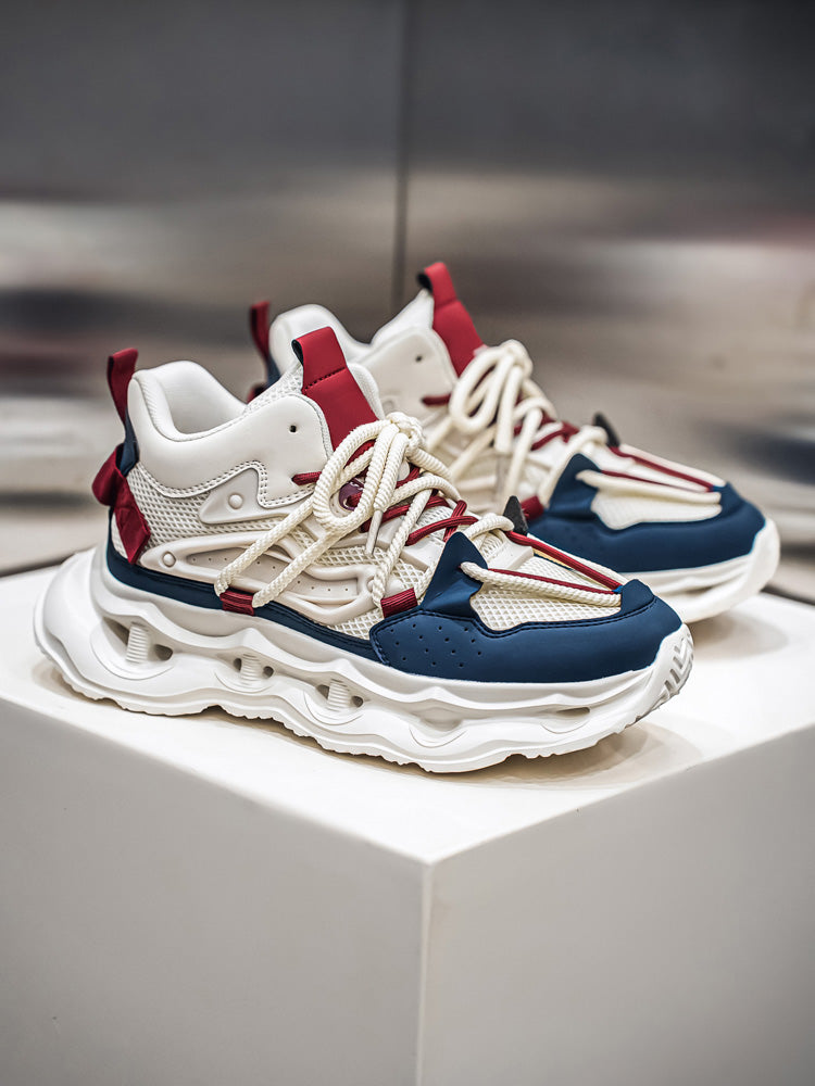 𝔾𝕣𝕠𝕦𝕟𝕕ℤ𝕖𝕣𝕠®－Flexing－shoes✥25-26✥美式秋冬新款復古2.0中筒厚底增高運動老爹鞋N8562