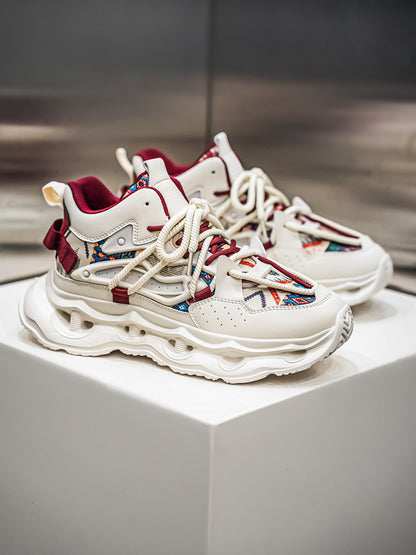 𝔾𝕣𝕠𝕦𝕟𝕕ℤ𝕖𝕣𝕠®－Flexing－shoes✥25-26✥美式秋冬新款復古2.0中筒厚底增高運動老爹鞋N8562