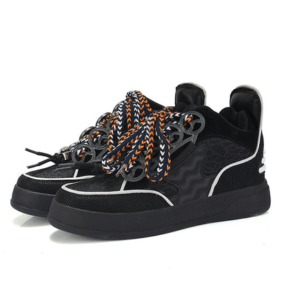 𝔾𝕣𝕠𝕦𝕟𝕕ℤ𝕖𝕣𝕠®－Flexing－shoes✥2025✥美式新款超浮誇中筒平底男女中性休閒滑板鞋1212(限量)