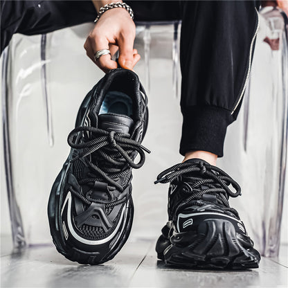 𝔾𝕣𝕠𝕦𝕟𝕕ℤ𝕖𝕣𝕠®－Flexing－shoes✥2024✥美式復古增高加厚慢跑老爹鞋休閒走路鞋