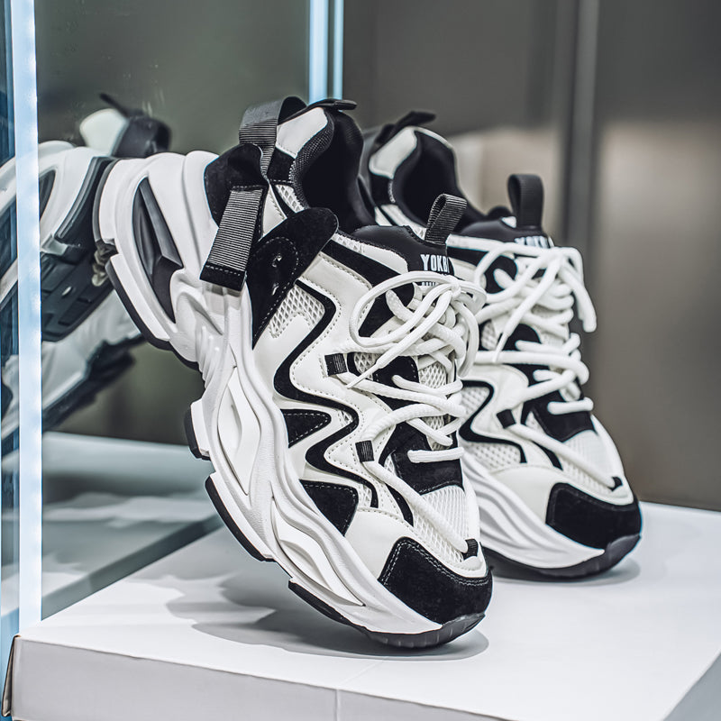 𝔾𝕣𝕠𝕦𝕟𝕕ℤ𝕖𝕣𝕠®－Flexing－shoes✥2026✥美式🔥復古增高經典老爹鞋LD02