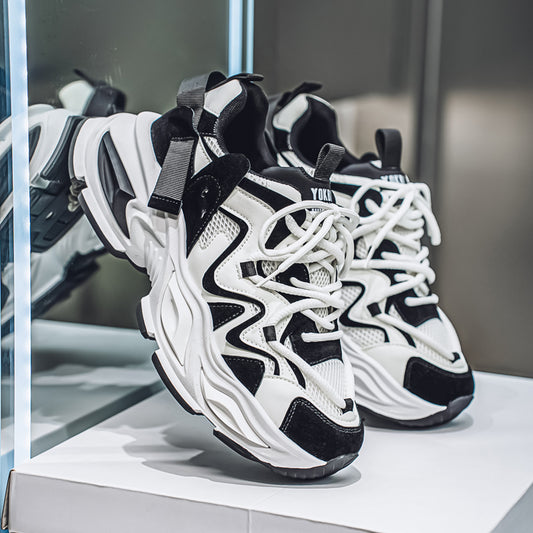 𝔾𝕣𝕠𝕦𝕟𝕕ℤ𝕖𝕣𝕠®－Flexing－shoes✥2026✥美式🔥復古增高經典老爹鞋LD02