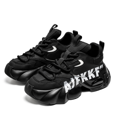 𝔾𝕣𝕠𝕦𝕟𝕕ℤ𝕖𝕣𝕠®－Flexing－shoes✥2024✥美式新潮流早秋新款噴漆字母增高情侶運動鞋老爹鞋C1986