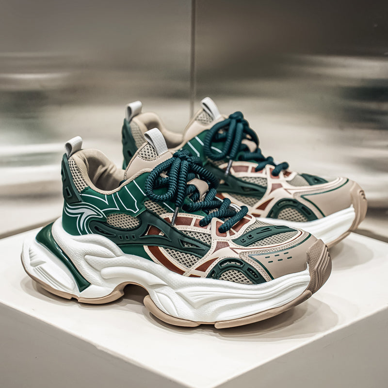 𝔾𝕣𝕠𝕦𝕟𝕕ℤ𝕖𝕣𝕠®－Flexing－shoes✥25-26✥美式新款復古增高潮加厚休閒老爹鞋C5585