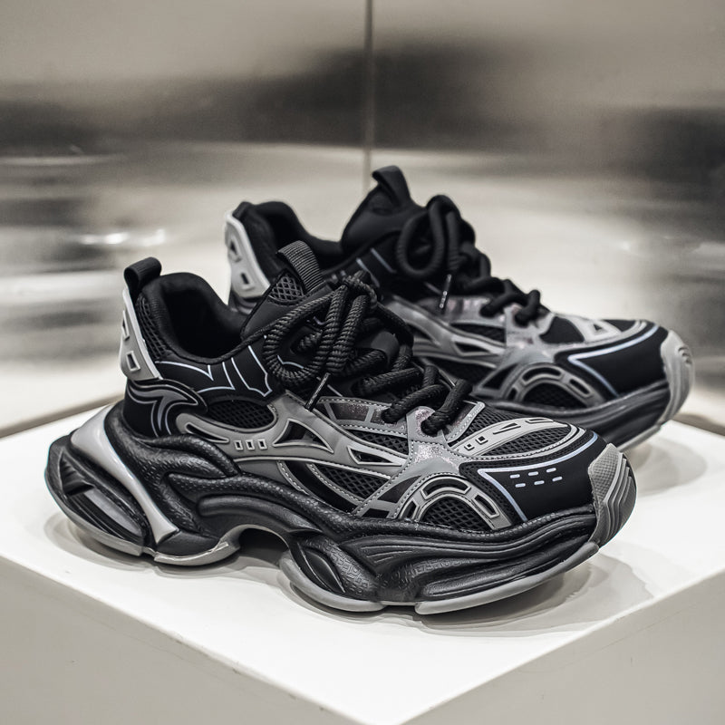 𝔾𝕣𝕠𝕦𝕟𝕕ℤ𝕖𝕣𝕠®－Flexing－shoes✥25-26✥美式新款復古增高潮加厚休閒老爹鞋C5585