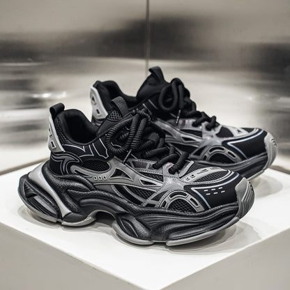 𝔾𝕣𝕠𝕦𝕟𝕕ℤ𝕖𝕣𝕠®－Flexing－shoes✥25-26✥美式新款復古增高潮加厚休閒老爹鞋C5585