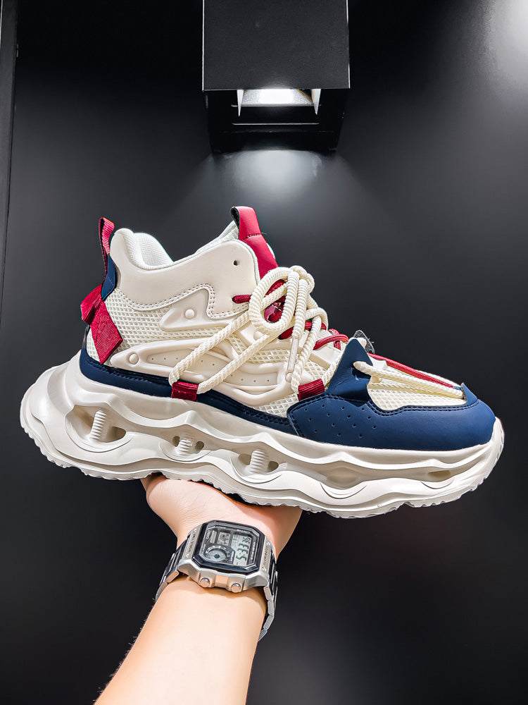 𝔾𝕣𝕠𝕦𝕟𝕕ℤ𝕖𝕣𝕠®－Flexing－shoes✥25-26✥美式秋冬新款復古2.0中筒厚底增高運動老爹鞋N8562