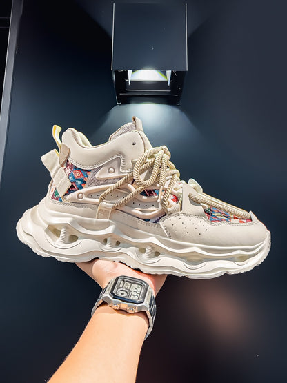 𝔾𝕣𝕠𝕦𝕟𝕕ℤ𝕖𝕣𝕠®－Flexing－shoes✥25-26✥美式秋冬新款復古2.0中筒厚底增高運動老爹鞋N8562