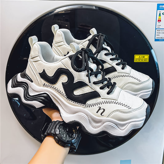 𝔾𝕣𝕠𝕦𝕟𝕕ℤ𝕖𝕣𝕠®－Flexing－shoes✥2024✥美式早秋系列復古縫線增高男女運動老爹慢跑鞋S9180