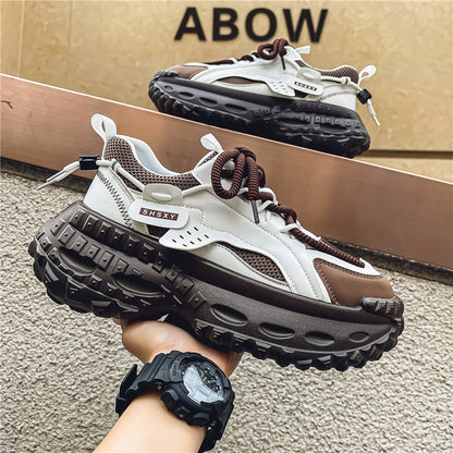 𝔾𝕣𝕠𝕦𝕟𝕕ℤ𝕖𝕣𝕠®－Flexing－shoes✥2024✥美式潮流新款輪胎底增高情侶運動鞋老爹鞋S1699