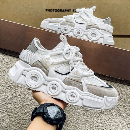 𝔾𝕣𝕠𝕦𝕟𝕕ℤ𝕖𝕣𝕠®－Flexing－shoes✥2024✥美式秋冬款復古麂皮坦克車男女中性走路休閒鞋XL01